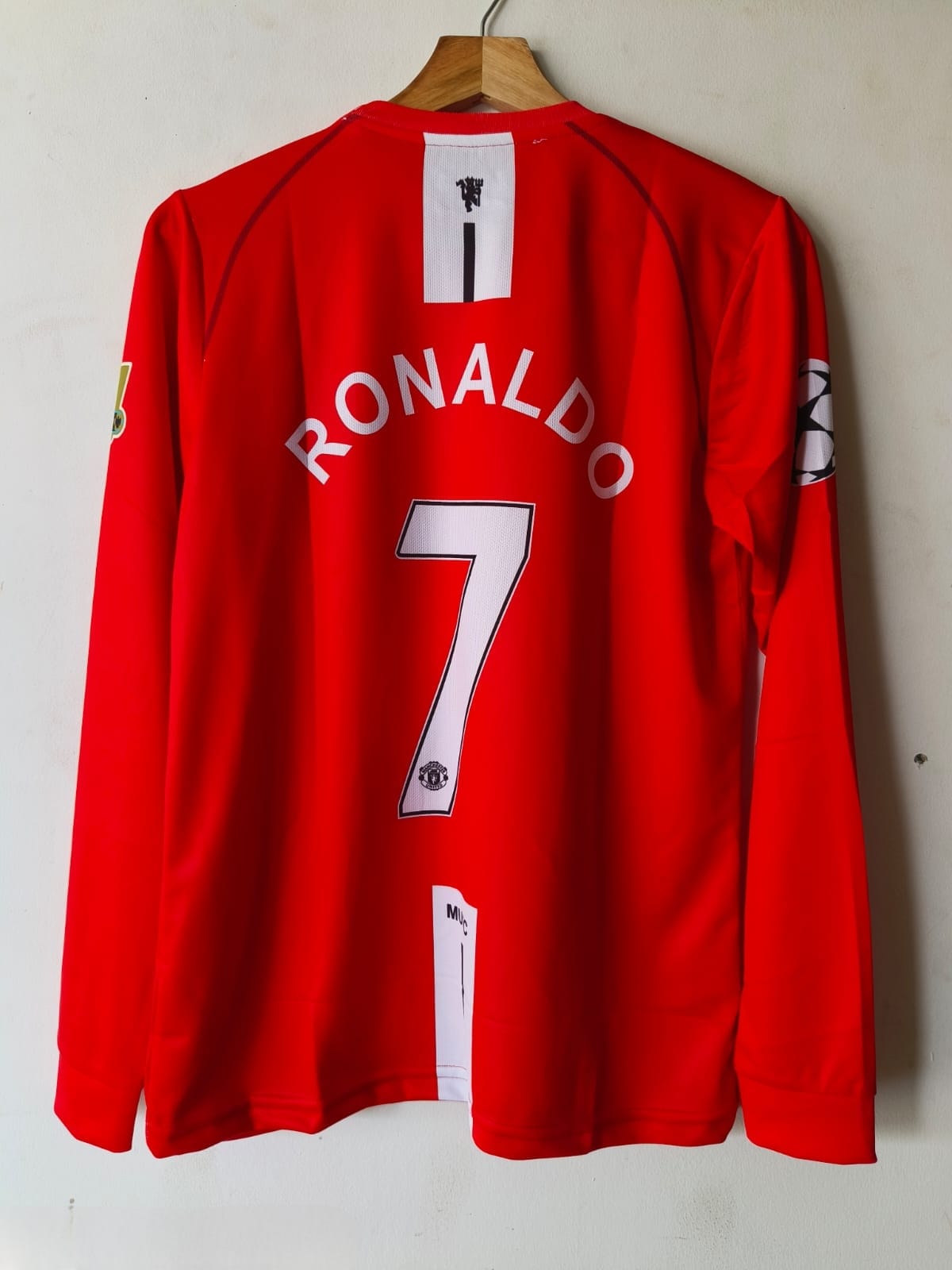 Manchester United 2007/08 Cristiano Ronaldo #7 UCL Final Jersey – Official Nike Champions League Shirt with Premium Fabric