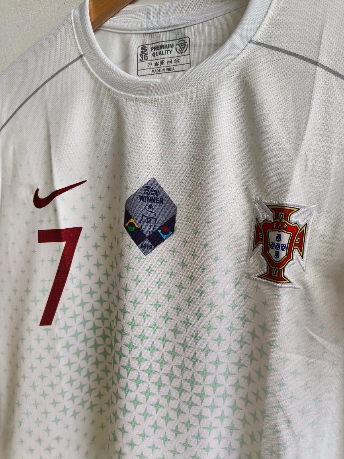 π΅πΉ Portugal Euro 2016 Ronaldo Jersey β #7 Home Kit | Champion Edition π