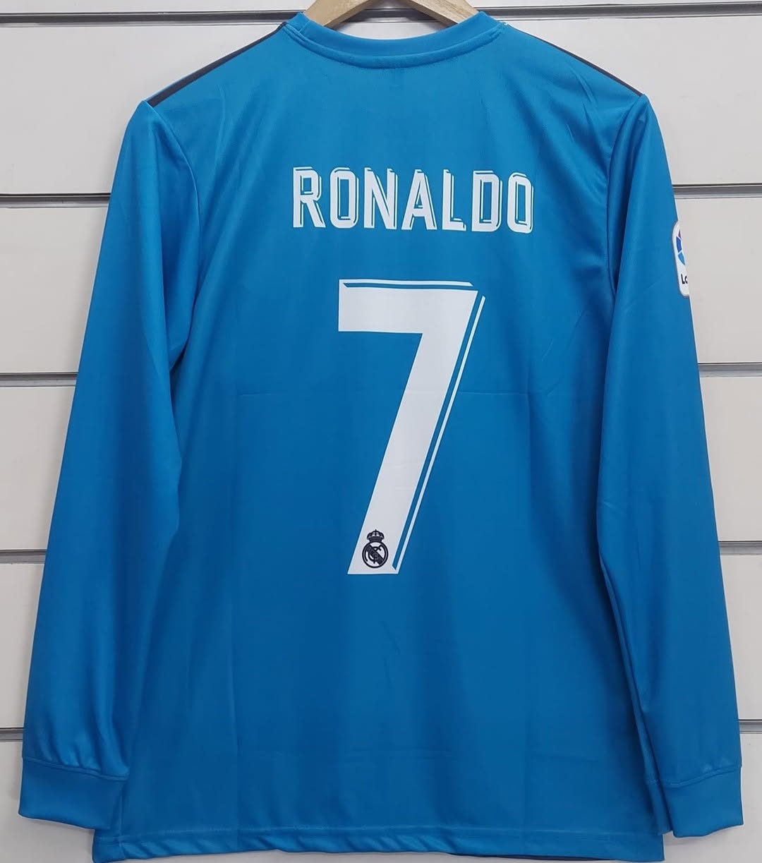 Real Madrid 2017–18 Ronaldo #7 Away Jersey – Iconic Black Kit | UCL Era Edition 🏆