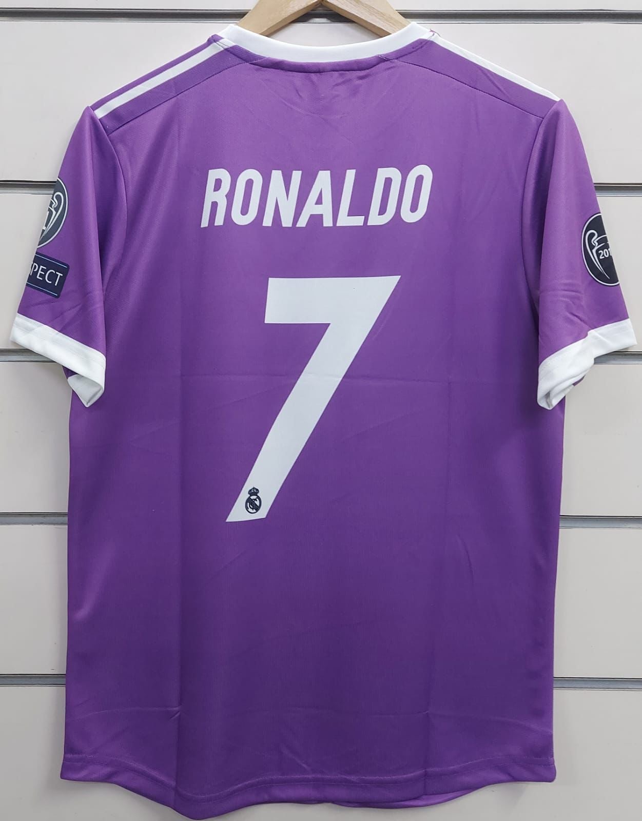 Real Madrid 2017β18 Ronaldo #7 Away Kit β Iconic Black Edition | UCL Champion Jersey π