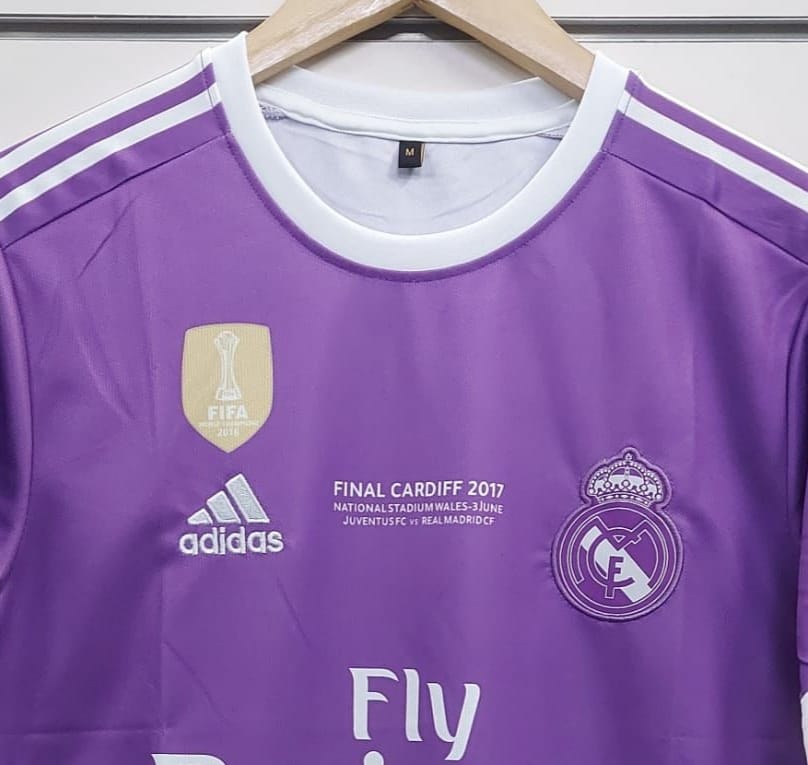 Real Madrid 2017β18 Ronaldo #7 Away Kit β Iconic Black Edition | UCL Champion Jersey π