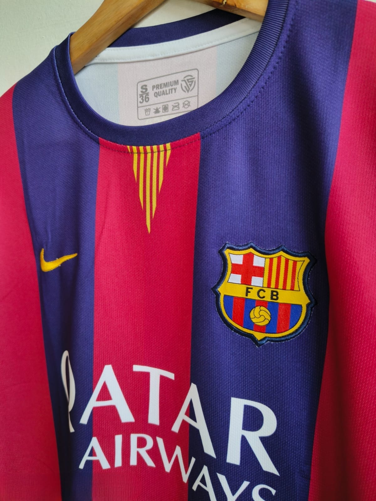 FC Barcelona 2014 2015 Neymar #11 UCL Final Jersey – Official Nike Embroidered Home Shirt with Premium Fabric