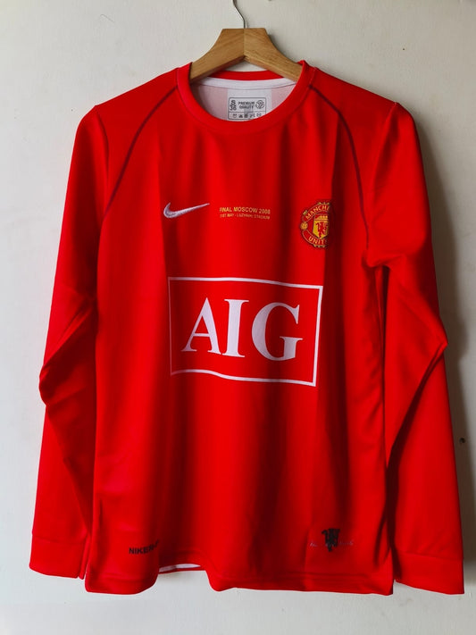 Manchester United 2007/08 Cristiano Ronaldo #7 UCL Final Jersey – Official Nike Champions League Shirt with Premium Fabric