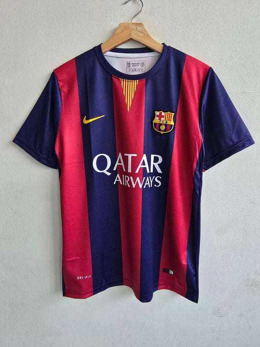 FC Barcelona 2014 2015 Lionel Messi #10 Home Jersey – Official Nike Barça Football Shirt with Premium Fabric 2014 2015