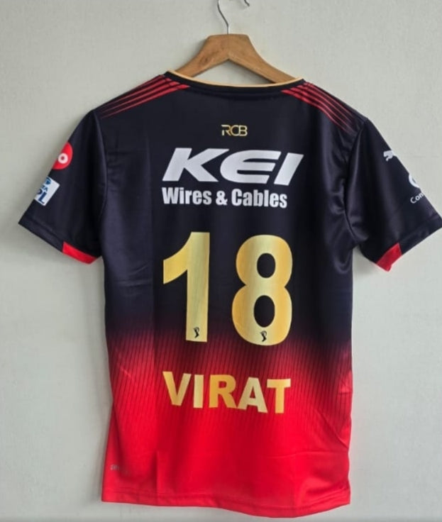 Royal Challengers Bangalore IPL 2025 Jersey – Official RCB Home Kit | Bold & Red Edition 🏏