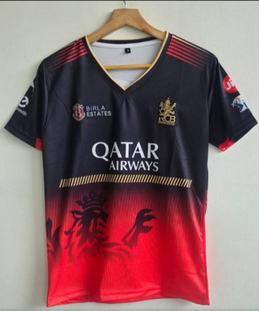Royal Challengers Bangalore IPL 2025 Jersey – Official RCB Home Kit | Bold & Red Edition 🏏